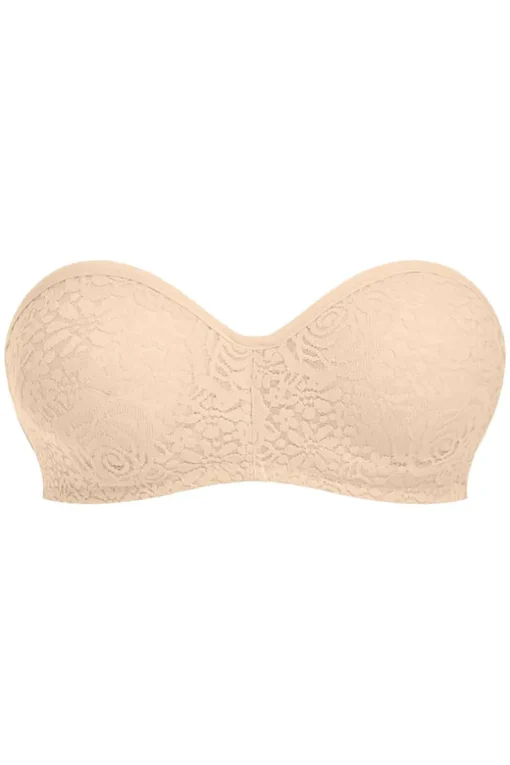 Strapless BH Wacoal Halo Lace Nude