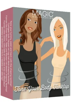 Tone Your Body Tanktop MAGIC Bodyfashion Black