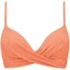 Twist bikini top Beachlife Melon & Pink