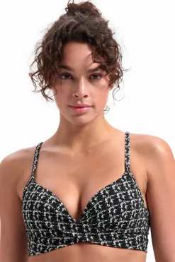 Twist bikini top Beachlife Tweed Vibes