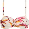 Voorgevormde bandeau bikini top Japanese Floral