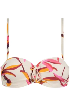 Voorgevormde bandeau bikini top Japanese Floral