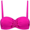 Voorgevormde bandeau bikini top Cyell Framboise