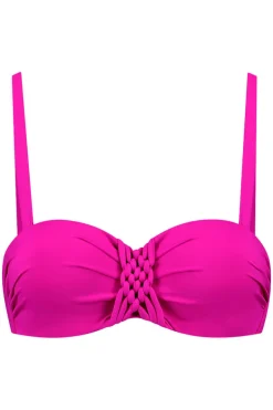 Voorgevormde bandeau bikini top Cyell Framboise