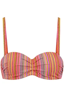 Voorgevormde bandeau bikini top Cyell Color Juice