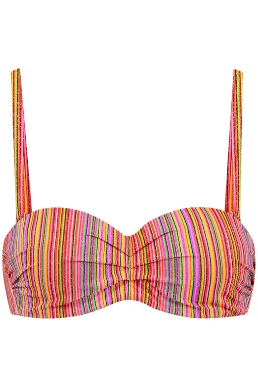 Voorgevormde bandeau bikini top Cyell Color Juice