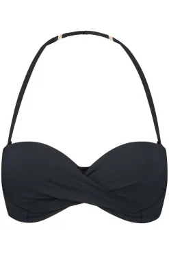 Voorgevormde bandeau bikini top Beachlife Vanilla & Black