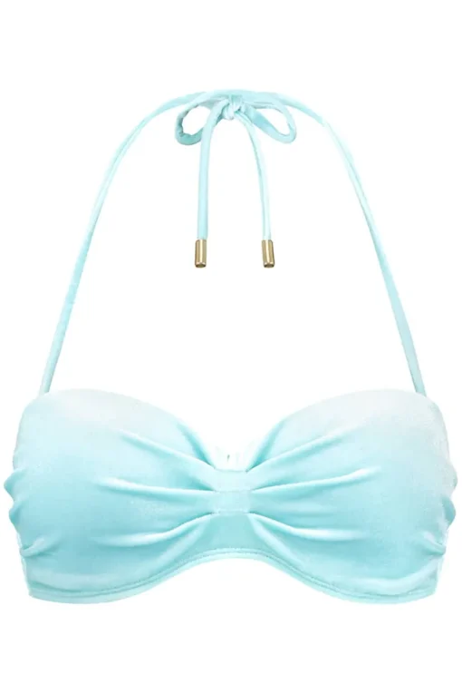 Voorgevormde bandeau bikini top Beachlife Aruba Velour