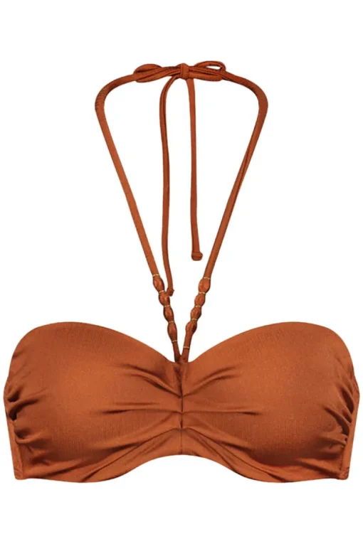Voorgevormde bandeau bikini top Cyell Treasure Cedar 117D