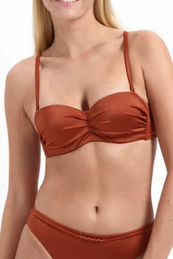 Voorgevormde bandeau bikini top Cyell Treasure Cedar 117D