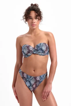 Voorgevormde bandeau bikini top Beachlife Snake