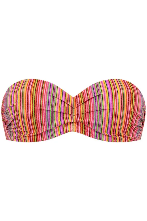 Voorgevormde bandeau bikini top Cyell Color Juice