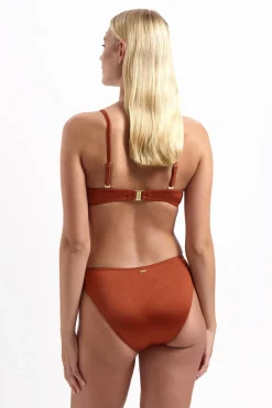 Voorgevormde bandeau bikini top Cyell Treasure Cedar 117D