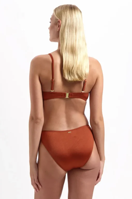 Voorgevormde bandeau bikini top Cyell Treasure Cedar 117D