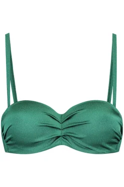 Voorgevormde bandeau bikini top Cyell Treasure Green