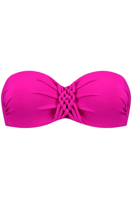 Voorgevormde bandeau bikini top Cyell Framboise