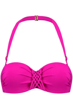 Voorgevormde bandeau bikini top Cyell Framboise