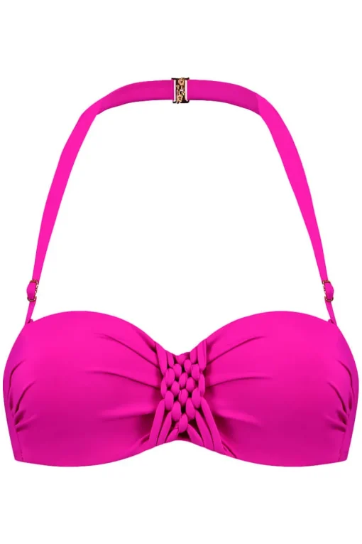 Voorgevormde bandeau bikini top Cyell Framboise
