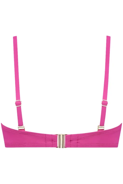 Voorgevormde bandeau bikini top Cyell Framboise