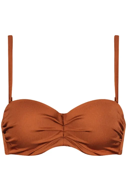 Voorgevormde bandeau bikini top Cyell Treasure Cedar 117D