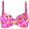 Voorgevormde hele cup bikini top Cyell Popping Paisley