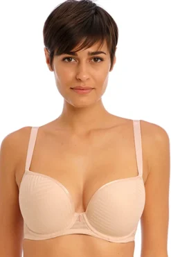 Voorgevormde plunge BH Freya Tailored Natural Beige