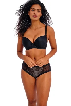 Voorgevormde plunge BH Freya Deco Black