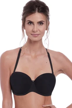 Voorgevormde strapless BH Fantasie Aura Black
