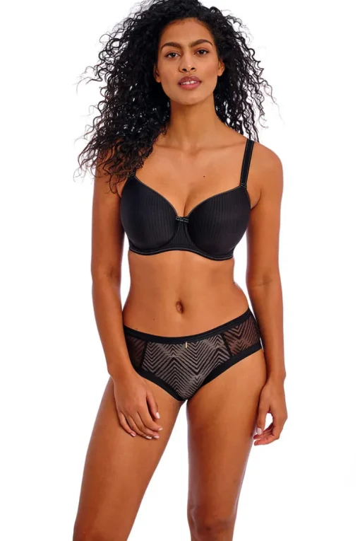 Voorgevormde t-shirt BH Freya Idol Black